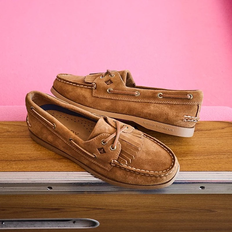 Womens Sperry Top-Sider Authentic Original Boat Shoe - Tan