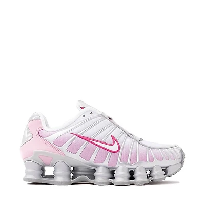 Womens Nike Shox TL Athletic Shoe - White / Pink