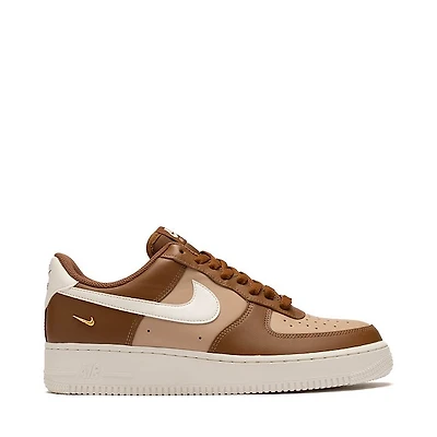 Womens Nike Air Force 1 '07 Athletic Shoe - Light British Tan / Sail Hemp Metallic Gold