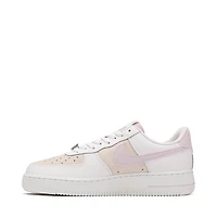 Womens Nike Air Force 1 '07 SE Athletic Shoe - White / Bleached Lilac / Metallic Silver