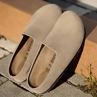 Womens Birkenstock Amsterdam Wrapped Clog - Taupe