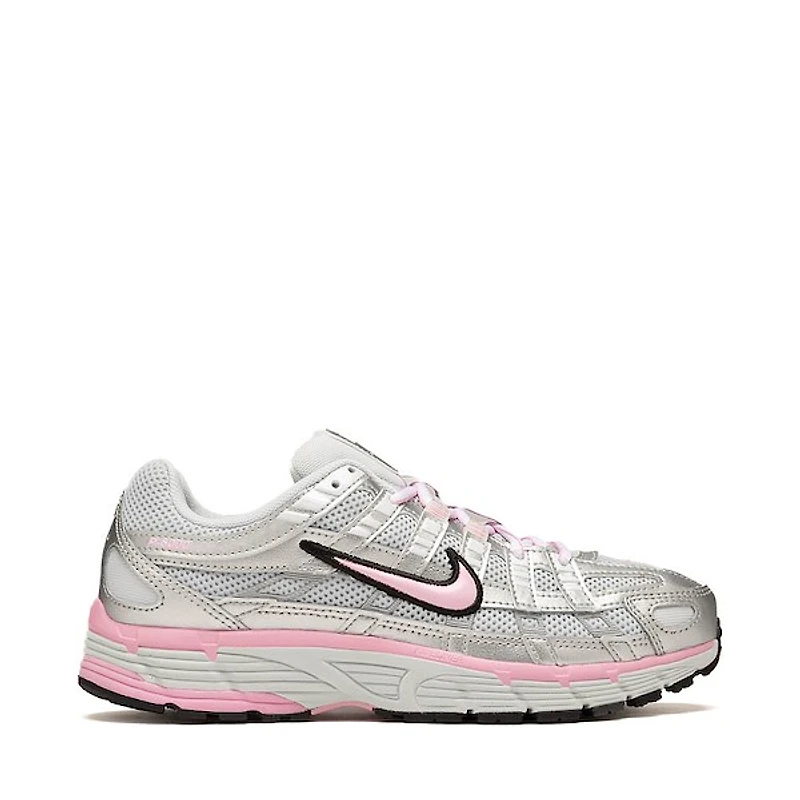 Womens Nike P-6000 Athletic Shoe - White / Silver Pink
