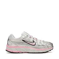 Womens Nike P-6000 Athletic Shoe - White / Silver Pink