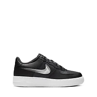 Nike Air Force 1 Athletic Shoe - Big Kid Dark Smoke Grey / Vast Black White