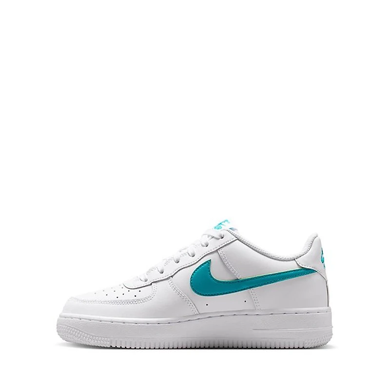 Nike Air Force 1 Athletic Shoe - Big Kid White / Energy
