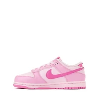 Nike Dunk Low Athletic Shoe - Little Kid Pink Rise / Playful Foam White