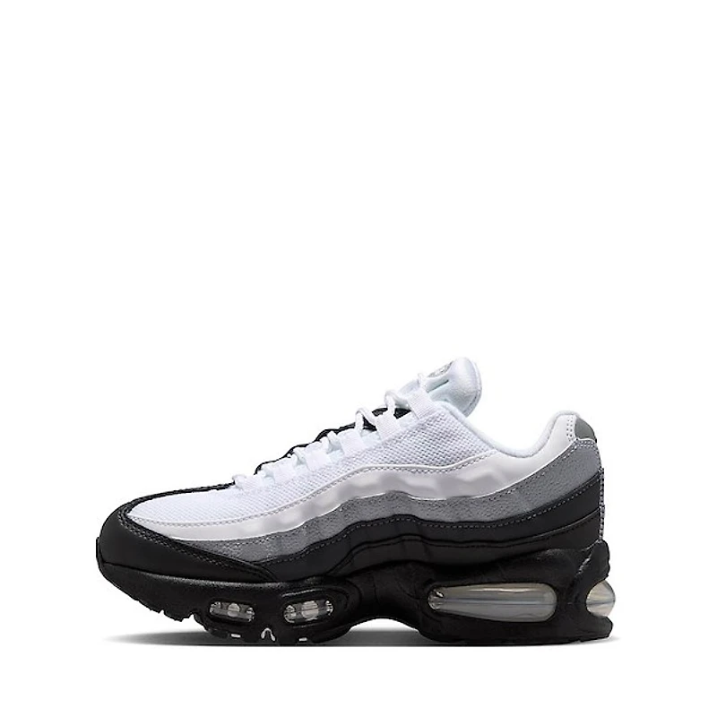 Nike Air Max 95 Big Bubble Athletic Shoe - Kid Black / White Wolf Grey