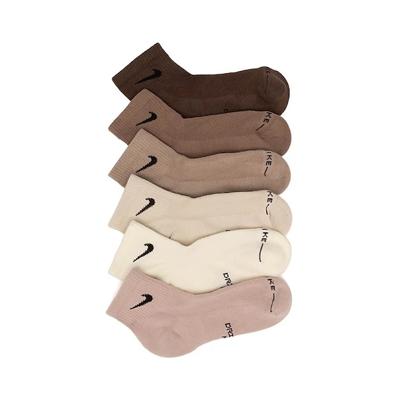 Nike Everyday Elevated Ankle Socks 6-Pack - Multicolor