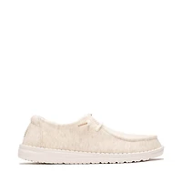 HEYDUDE Wendy Stretch Jersey Casual Shoe - Oatmeal