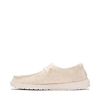HEYDUDE Wendy Stretch Jersey Casual Shoe - Oatmeal
