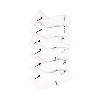 Nike Everyday Elevated Ankle Socks 6-Pack - Little Kid - White