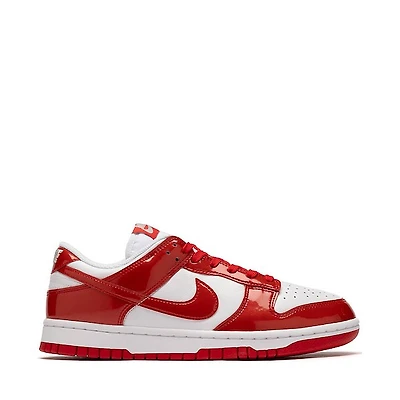 Womens Nike Dunk Low SE Athletic Shoe - White / University Red / White
