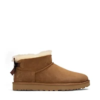 Womens UGG® Ultra Mini Bailey Bow Boot - Chestnut