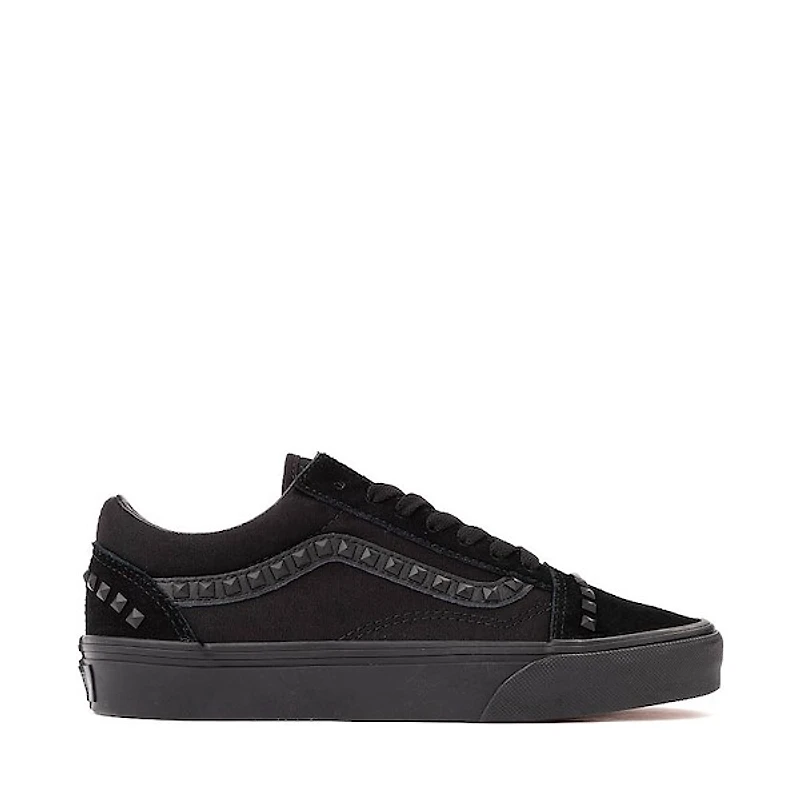 Vans Old Skool Studs Skate Shoe - Black Monochrome