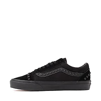 Vans Old Skool Studs Skate Shoe - Black Monochrome