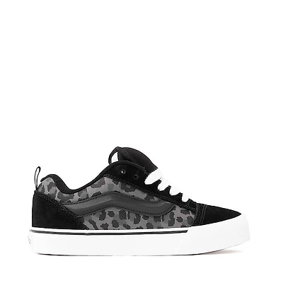 Vans Knu Skool Skate Shoe - Black / Leopard