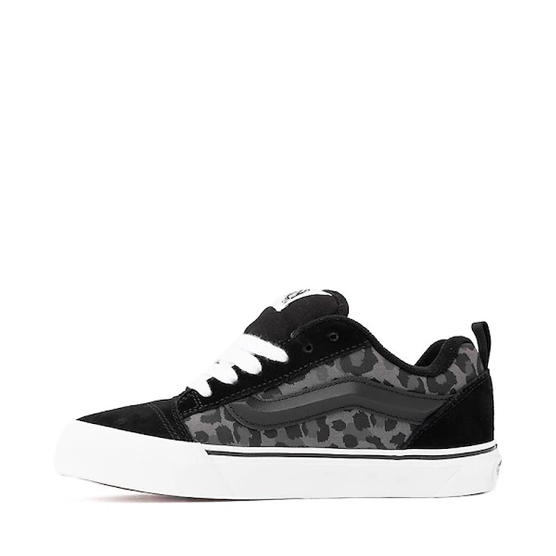 Vans Knu Skool Skate Shoe - Black / Leopard