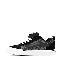 Vans Knu Skool Skate Shoe - Black / Leopard
