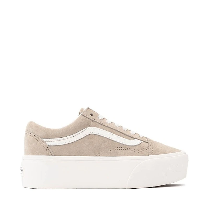Vans Old Skool Platform Skate Shoe - Cream