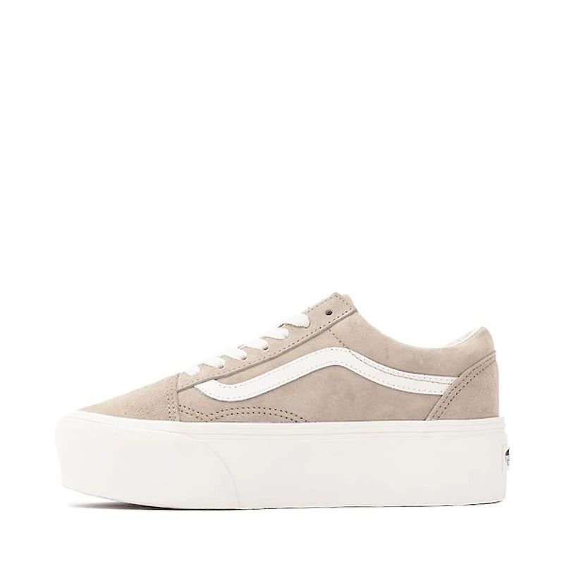 Vans Old Skool Platform Skate Shoe - Cream