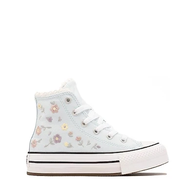 Converse Chuck Taylor All Star Lift Flower High-Top Sneaker - Little Kid - Cold Touch