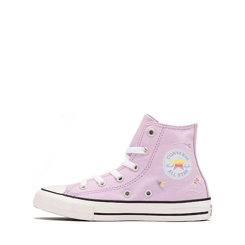 Converse Chuck Taylor All Star High-Top Dragonfly Sneaker - Little Kid Lavender Latte