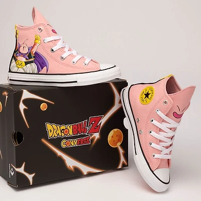 Converse x Dragon Ball Z Chuck Taylor All Star High-Top Majin Buu Sneaker - Little Kid - Quartz Pink