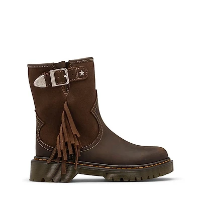 Dr. Martens Genaya Desert Rodeo Boot - Big Kid - Dark Brown