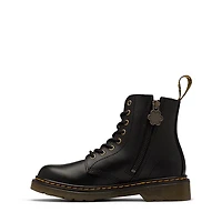 Dr. Martens 1460 Autumn Floral Embroidery Boot - Little Kid / Big Black
