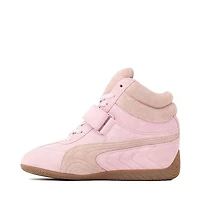 Womens PUMA Speedcat Wedge Athletic Shoe - Mauve / Gum