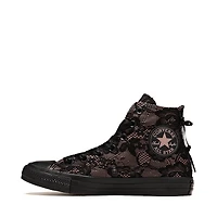 Converse Chuck Taylor All Star High-Top Lace Overlay Sneaker - Black / Petal Pit