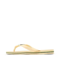 Womens Havaianas Brazil Logo Flip-Flop - Buttercream