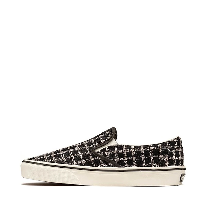 Vans Classic Slip-On Shoe - Tweed Black / Marshmallow