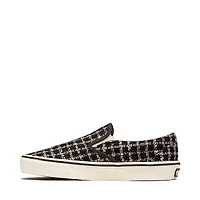 Vans Classic Slip-On Shoe - Tweed Black / Marshmallow