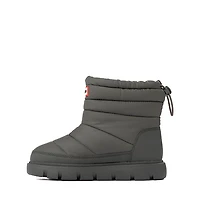 Hunter Cuddle Lug Sole Insulated Waterproof Snow Bootie - Little Kid / Big Kid - Dark Green