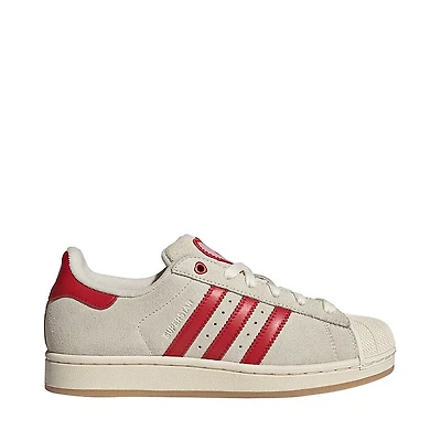 Womens adidas Superstar II Athletic Shoe - Cream White / Better Scarlet Sandy Pink