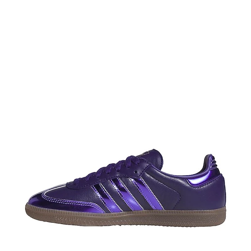 Womens adidas Samba LT Athletic Shoe - Collegiate Purple / Rush Gold Metallic