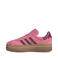 Womens adidas Gazelle Bold Athletic Shoe - Shadow Red / Pink Spark