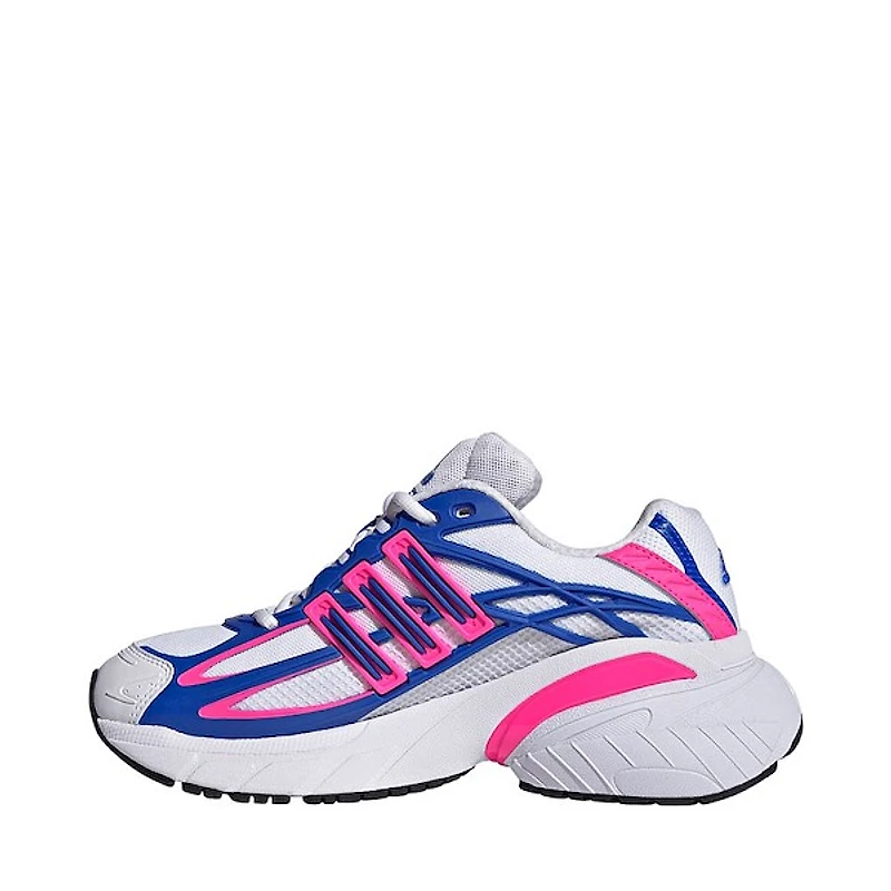 Womens adidas Adistar Cushion XLG 2.0 Athletic Shoe - Cloud White / Lucid Pink Blue