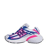 Womens adidas Adistar Cushion XLG 2.0 Athletic Shoe - Cloud White / Lucid Pink Blue