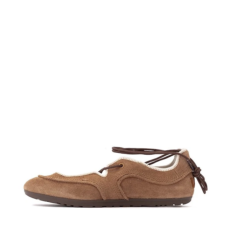 Womens UGG® Quill Ballet Sneaker - Chestnut / Sand