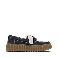 Womens Clarks Torhill Boat Shoe - Navy