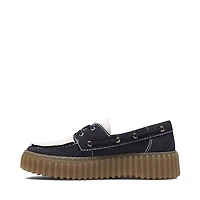Womens Clarks Torhill Boat Shoe - Navy