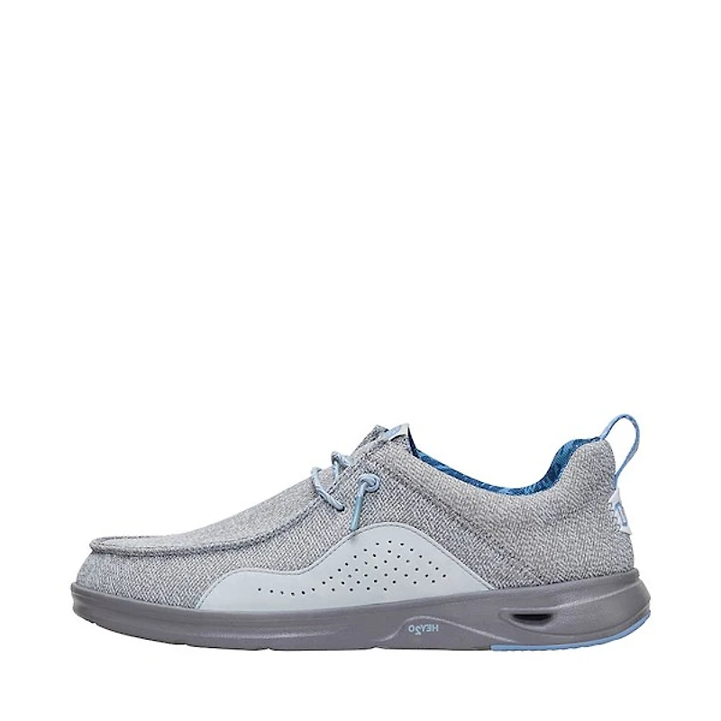 Mens HEYDUDE Wally Hey2O Mesh Casual Shoe - Sargasso Blue / Cloud Blue