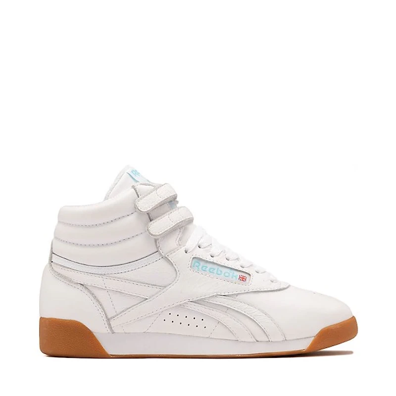 Womens Reebok Freestyle Hi Athletic Shoe - White / Gum