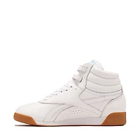 Womens Reebok Freestyle Hi Athletic Shoe - White / Gum