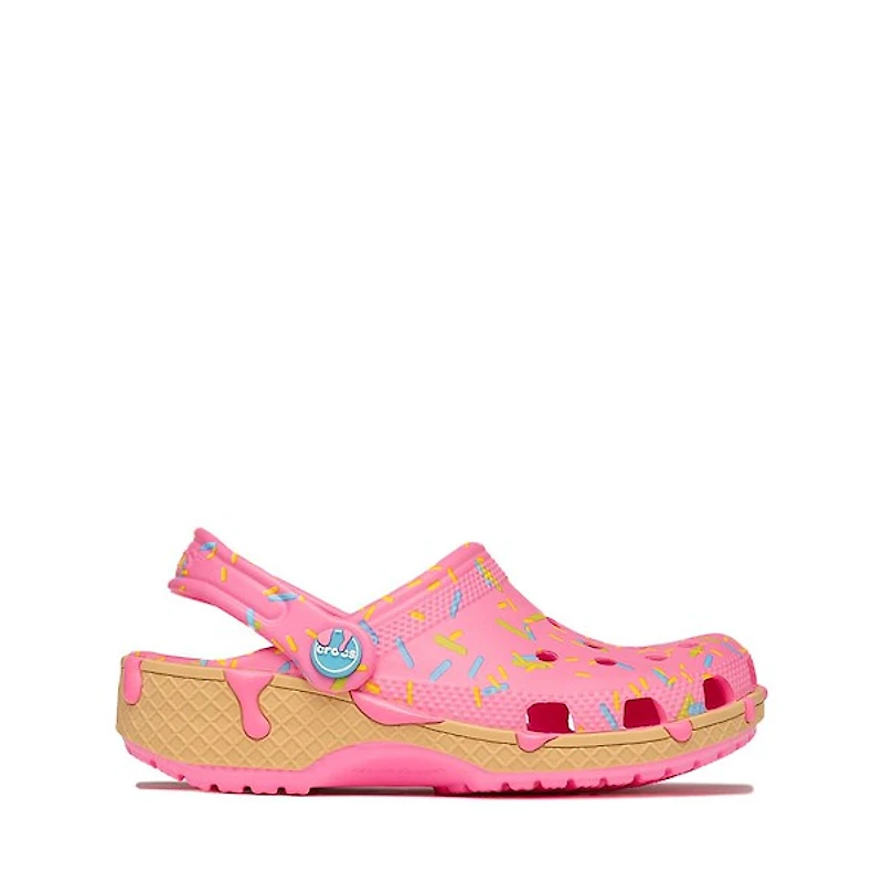 Crocs Classic Melted Ice Cream 101 Clog - Little Kid / Big Pink Punch
