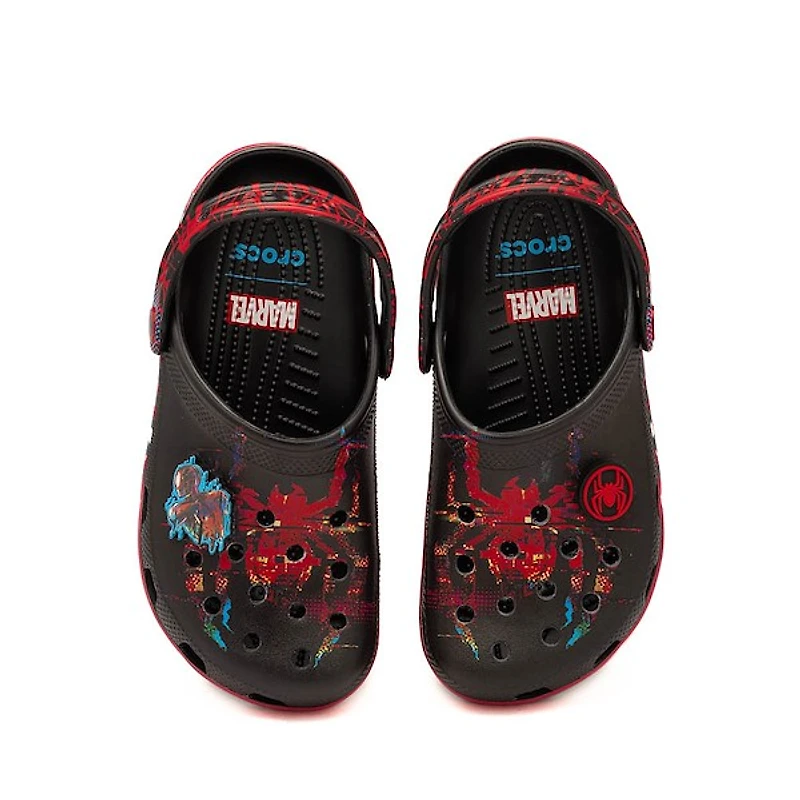 Spider-Verse Crocs Miles Morales Classic Clog - Little Kid / Big Kid - Black
