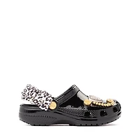 Crocs Classic High-Shine Leopard Clog - Little Kid / Big Black