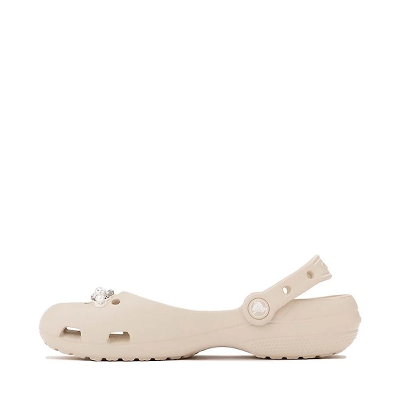 Womens Crocs Classic Pearls Ballet Flat - Frappe